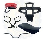 Зеркала, пластик, сиденье, руль и освещение для квадроциклов ATV – все для тюнинга и ремонта